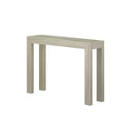 Plank+Beam 46 Nowoczesna Konsola z Litego Drewna, Wąska Stolik Przedpokojowy, Za Kanapę