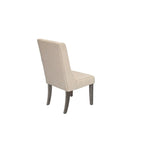 9-częściowy rustykalny rozkładany zestaw jadalniany w kolorze szarym Best Quality Furniture