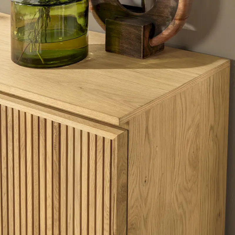 Klasyczna komoda bufetowa Classic Home Roya z forniru dębowego