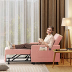 Wielofunkcyjna sofa 3 w 1 z funkcją spania, rozkładany fotel, składane łóżko do salonu