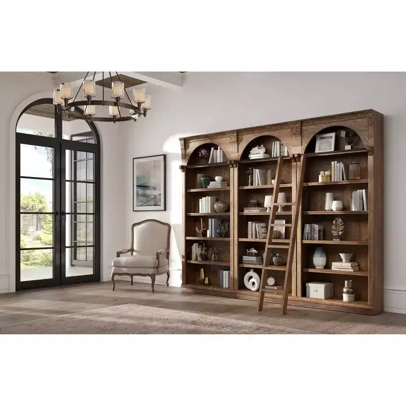94-calowy regał ścienny, kolekcja Stratton brązowy - Martin Furniture