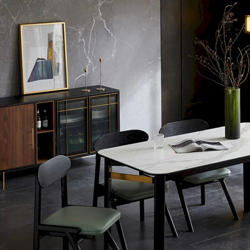 55.12 Komoda bufetowa w stylu Mid-Century Modern, szafka 3-drzwiowa, wielowarstwowa rama z litego drewna, fornir orzechowy, w pełni zmontowana - 55.12