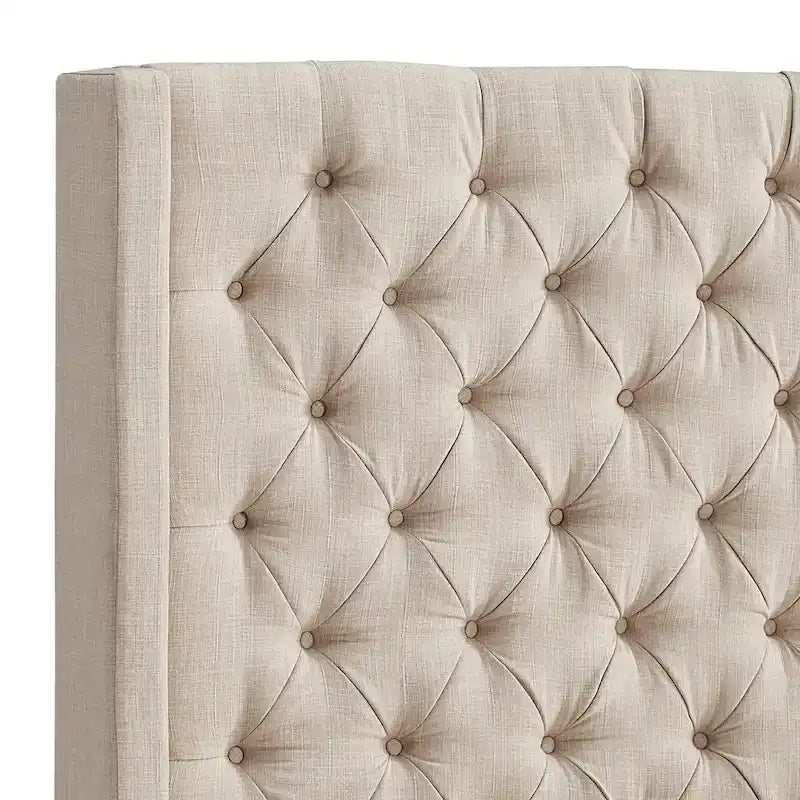 Wezgłowie Naples typu wingback z guzikami, tylko od iNSPIRE Q Artisan