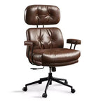 HOMLUX Wysokie krzesło biurowe z funkcją odchylania, ergonomiczne krzesło biurkowe z wygodnym podparciem lędźwi i karku