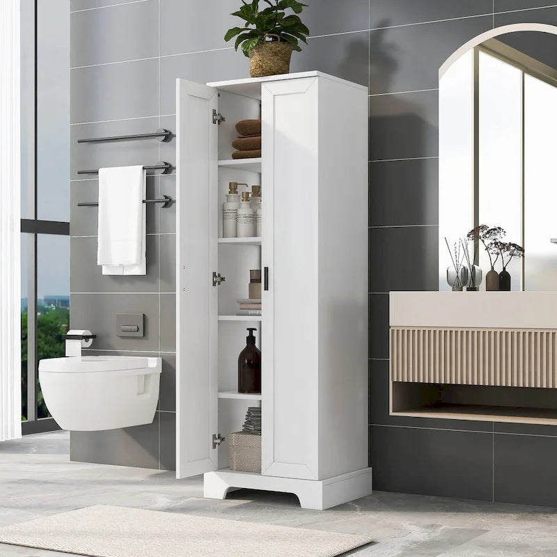 Szafka do łazienki z dwiema drzwiczkami