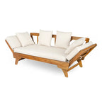 Sofa wypoczynkowa typu daybed na taras zewnętrzny