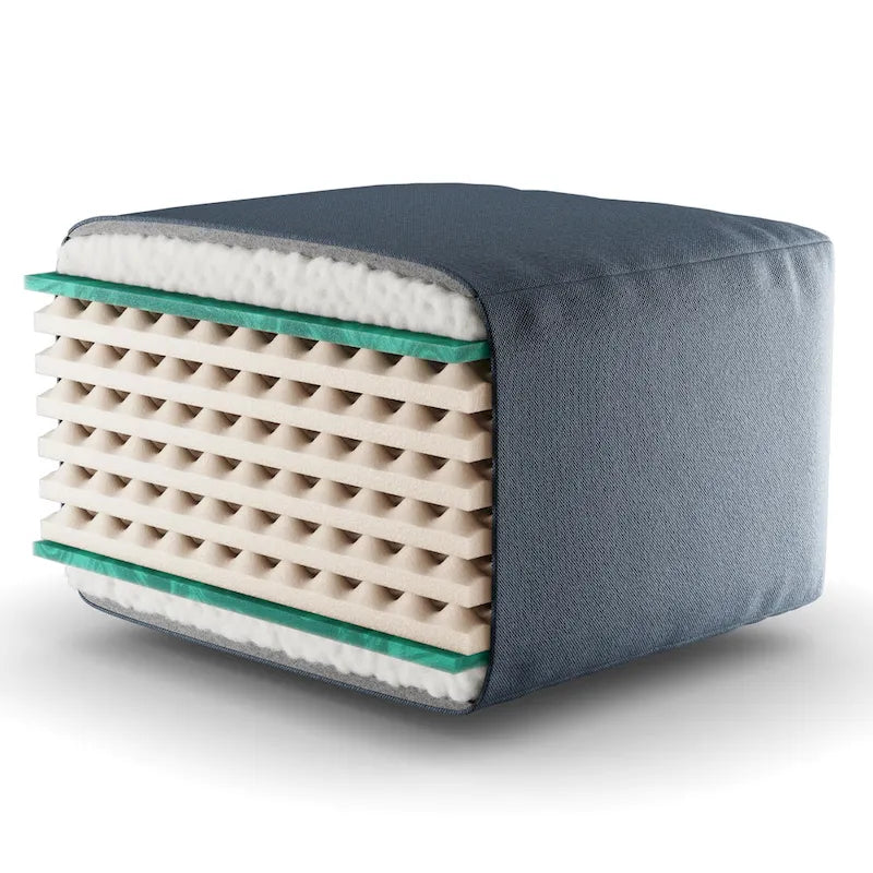 Materac futon Loosh Home o wymiarach 140 × 200 cm z pianki termoelastycznej z żelem