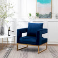 Nowoczesny tapicerowany fotel akcentowy Roundhill Furniture Lenola