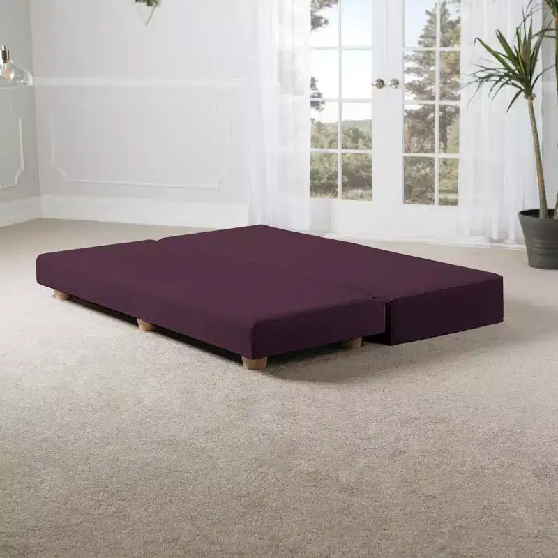 Leżanka / Rozkładana sofa dwuosobowa – mikrowelur