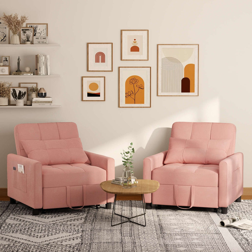 Wielofunkcyjna sofa 3 w 1 z funkcją spania, rozkładany fotel, składane łóżko do salonu