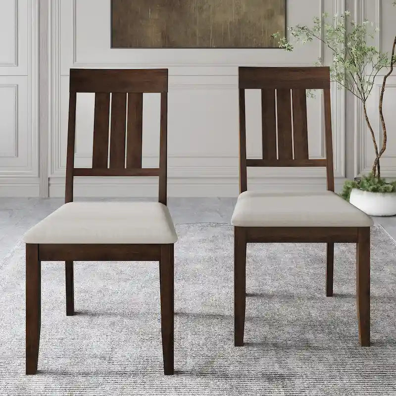 7-częściowy drewniany zestaw jadalniany CraftPorch Classic