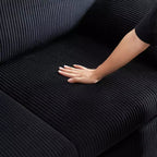 64,5-calowa rozkładana sofa 3 w 1 z sztruksu z funkcją spania