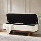 Ławka Clara Simple Assemble Flip Top z ramą z litego drewna|HULALA HOME