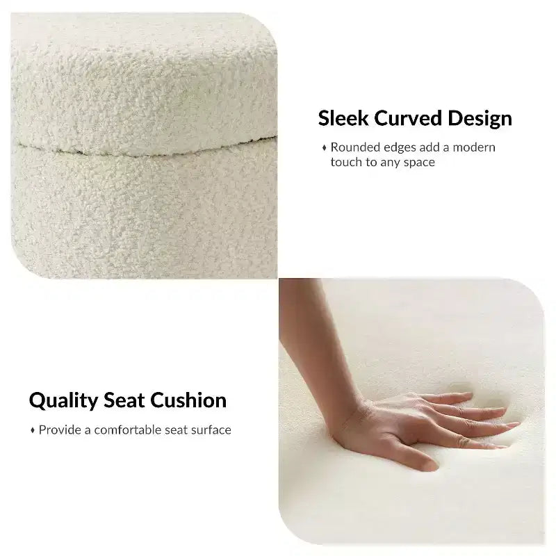 Ławka Clara Simple Assemble Flip Top z ramą z litego drewna|HULALA HOME
