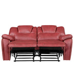 Dwuosobowa sofa rozkładana ręcznie Steve Silver Kameryn ze skóry ekologicznej