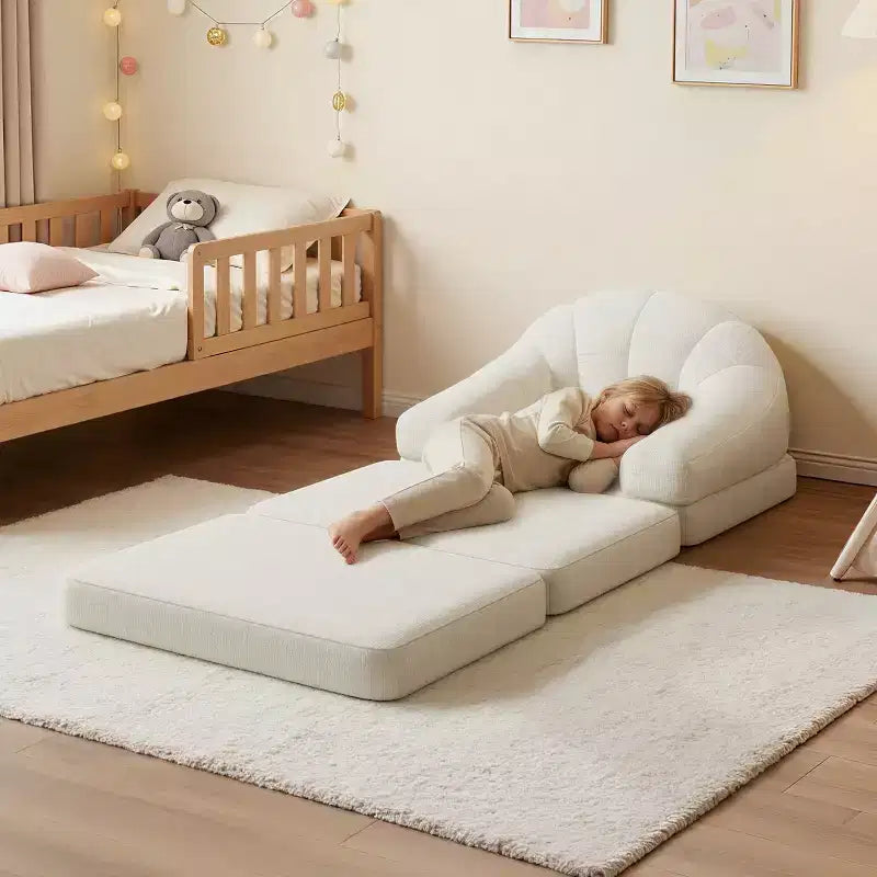 Yaheetech Sofa rozkładana 2 w 1, składany fotel do salonu, sypialni