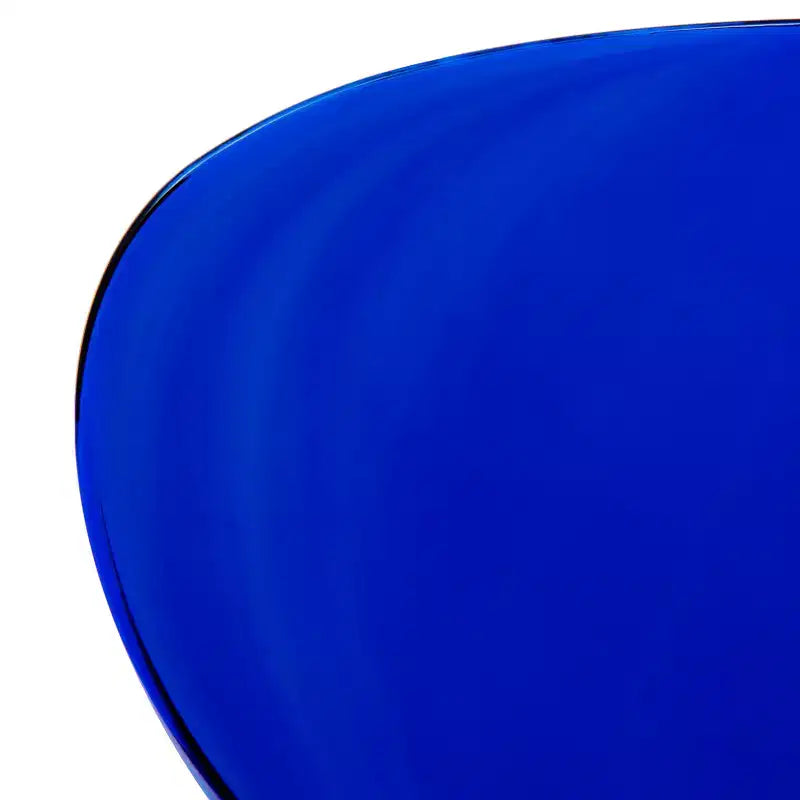 LeisureMod Bristol 5-częściowy zestaw do jadalni, okrągły stół do jadalni, 4 plastikowe krzesła do jadalni, białe nogi