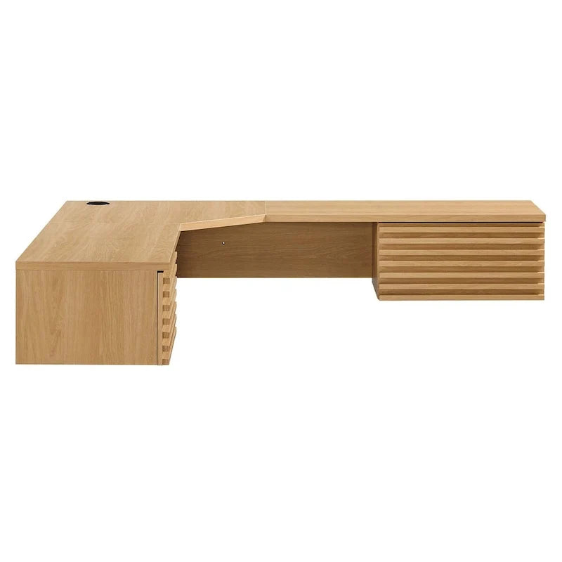 Biurko narożne Render do montażu ściennego