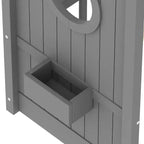Łóżko dziecięce typu domek w rozmiarze Twin/Full, podłogowe łóżko Montessori z półką na przechowywanie - ModernLuxe