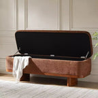 Ławka Clara Simple Assemble Flip Top z ramą z litego drewna|HULALA HOME