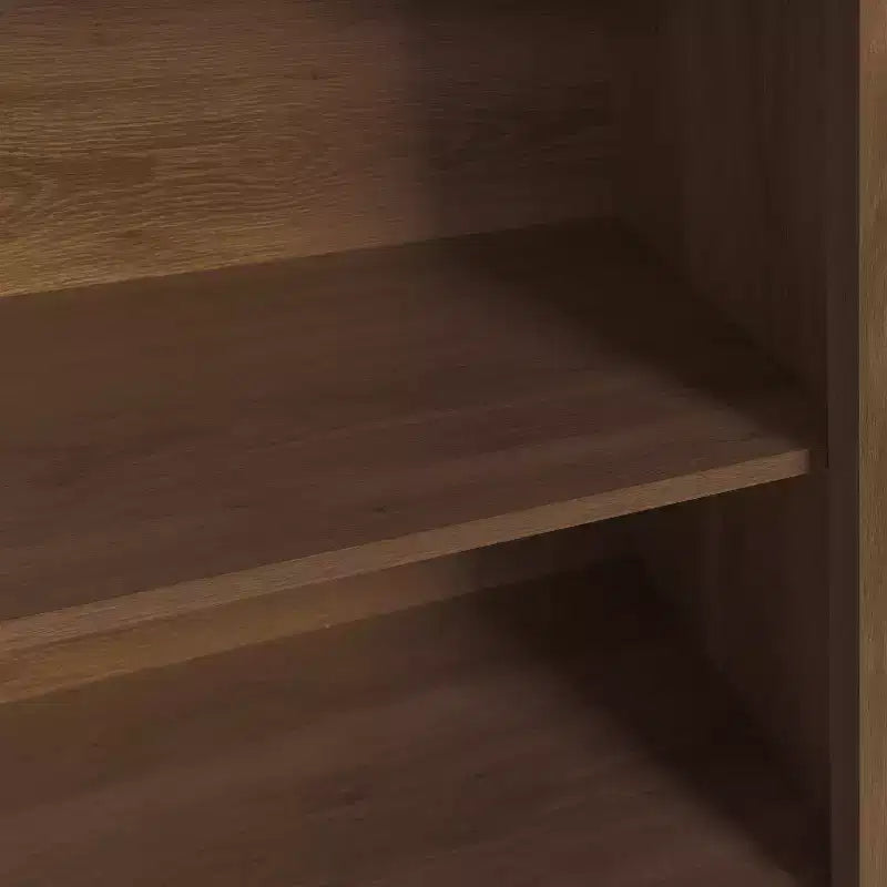 Łukowa szafka drewniana witryna