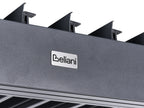 Gazebo metalowe 296 cm 296 cm czarne