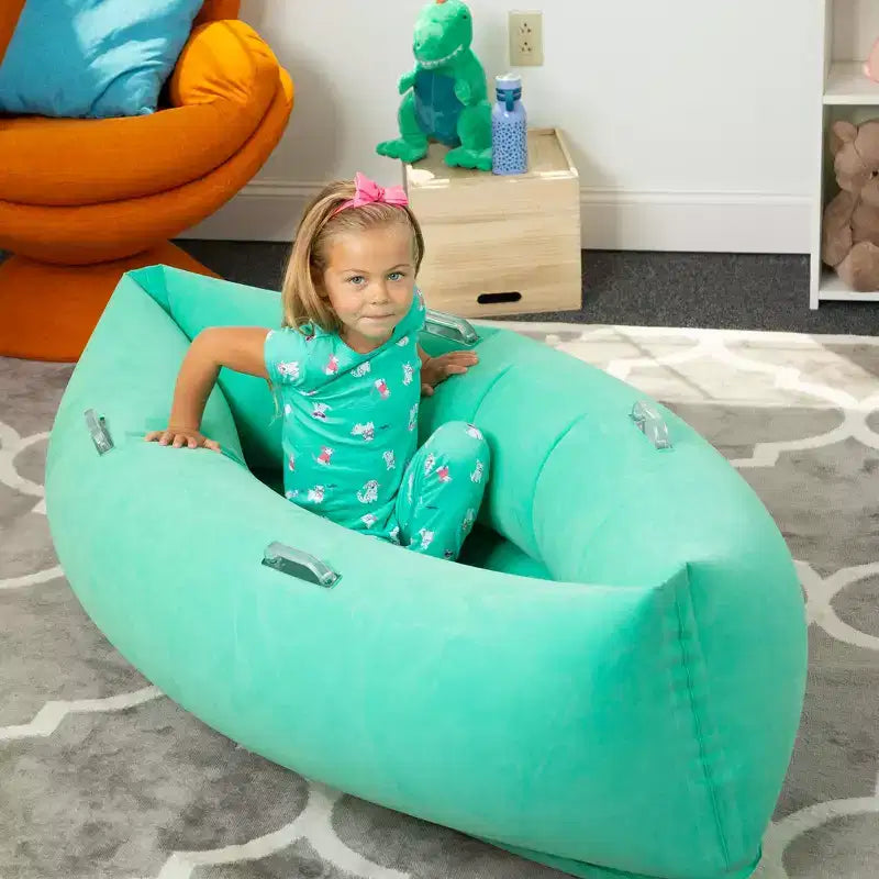 Bouncyband Comfy Hugging Peapod Namiot sensoryczny, 60, Wiek 6-12 do 3-51 cm wzrostu, Zielony