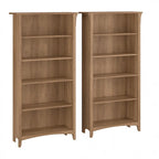 Wysoka regała Salinas na 5 półek (zestaw 2 szt.) marki Bush Furniture