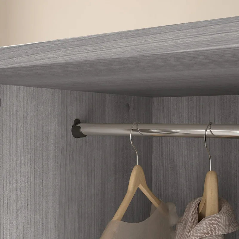 Wysoka szafka do przedpokoju Somerset z drzwiczkami i szufladą marki Bush Furniture
