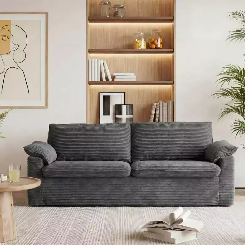 Sofa dwuosobowa Dyonery 86 Cloud, głębokie siedzisko i szerokie poduszki podłokietników, solidna rama, ergonomiczna i przewiewna konstrukcja