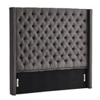 Wezgłowie Naples typu wingback z guzikami, tylko od iNSPIRE Q Artisan