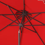 Parasol ogrodowy SAFAVIEH Kjerstin z podwójnym daszkiem, 9 stóp