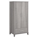 Wysoka szafka do przedpokoju Somerset z drzwiczkami i szufladą marki Bush Furniture