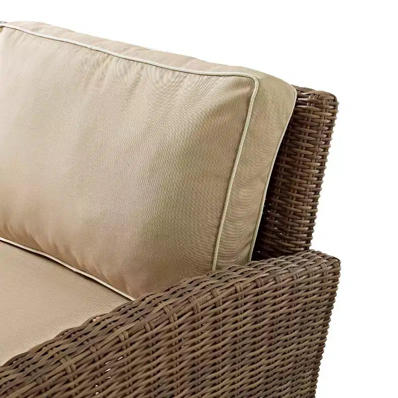 4-częściowy zestaw mebli ogrodowych z technorattanu Bradenton – Crosley