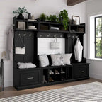 Kompletny zestaw mebli do przedpokoju Woodland z wieszakiem na ubrania marki Bush Furniture