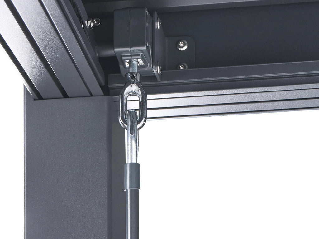 Gazebo metalowe 296 cm 296 cm czarne