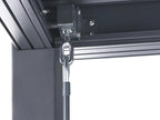 Gazebo metalowe 296 cm 296 cm czarne