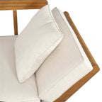 Sofa wypoczynkowa typu daybed na taras zewnętrzny