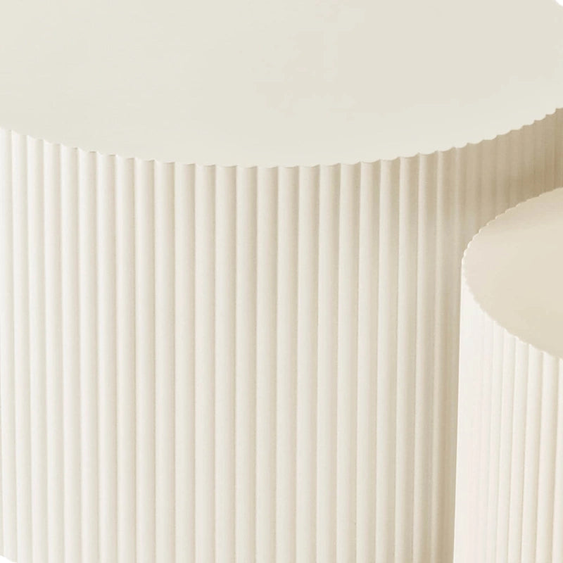 Zestaw 3 wsuwanych stolików kawowych Wave Stripe