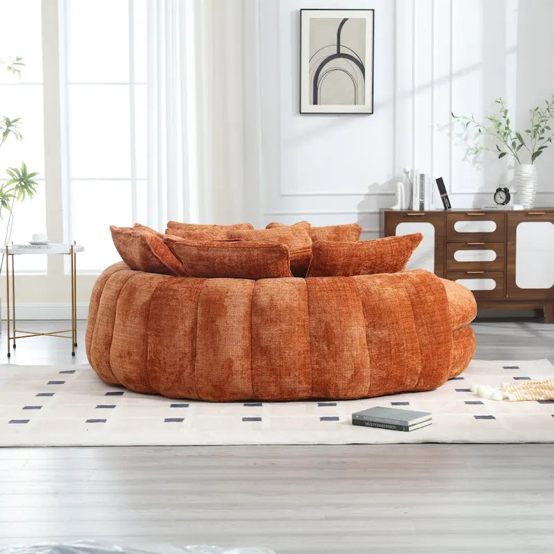 Wygodna dwuosobowa sofa z funkcją spania typu Loaf, duża sofa z funkcją spania i podłokietnikami