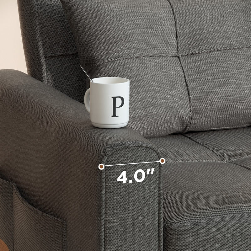 Wielofunkcyjna sofa 3 w 1 z funkcją spania, rozkładany fotel, składane łóżko do salonu