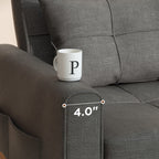 Wielofunkcyjna sofa 3 w 1 z funkcją spania, rozkładany fotel, składane łóżko do salonu