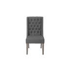 9-częściowy rustykalny rozkładany zestaw jadalniany w kolorze szarym Best Quality Furniture