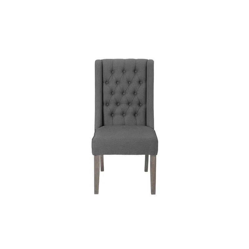 9-częściowy rustykalny rozkładany zestaw jadalniany w kolorze szarym Best Quality Furniture