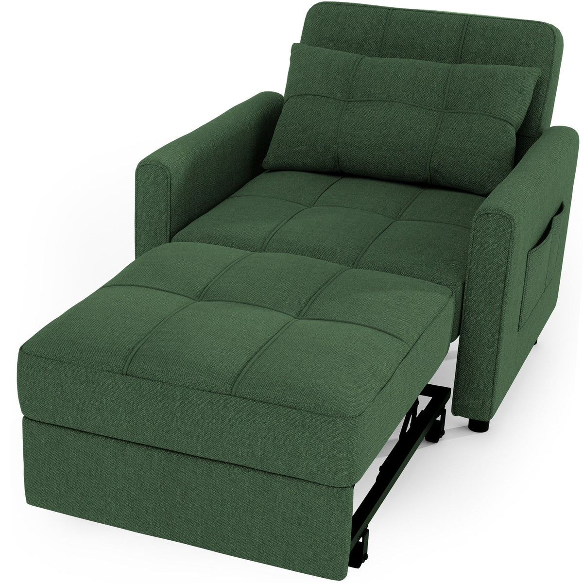 Wielofunkcyjna sofa 3 w 1 z funkcją spania, rozkładany fotel, składane łóżko do salonu