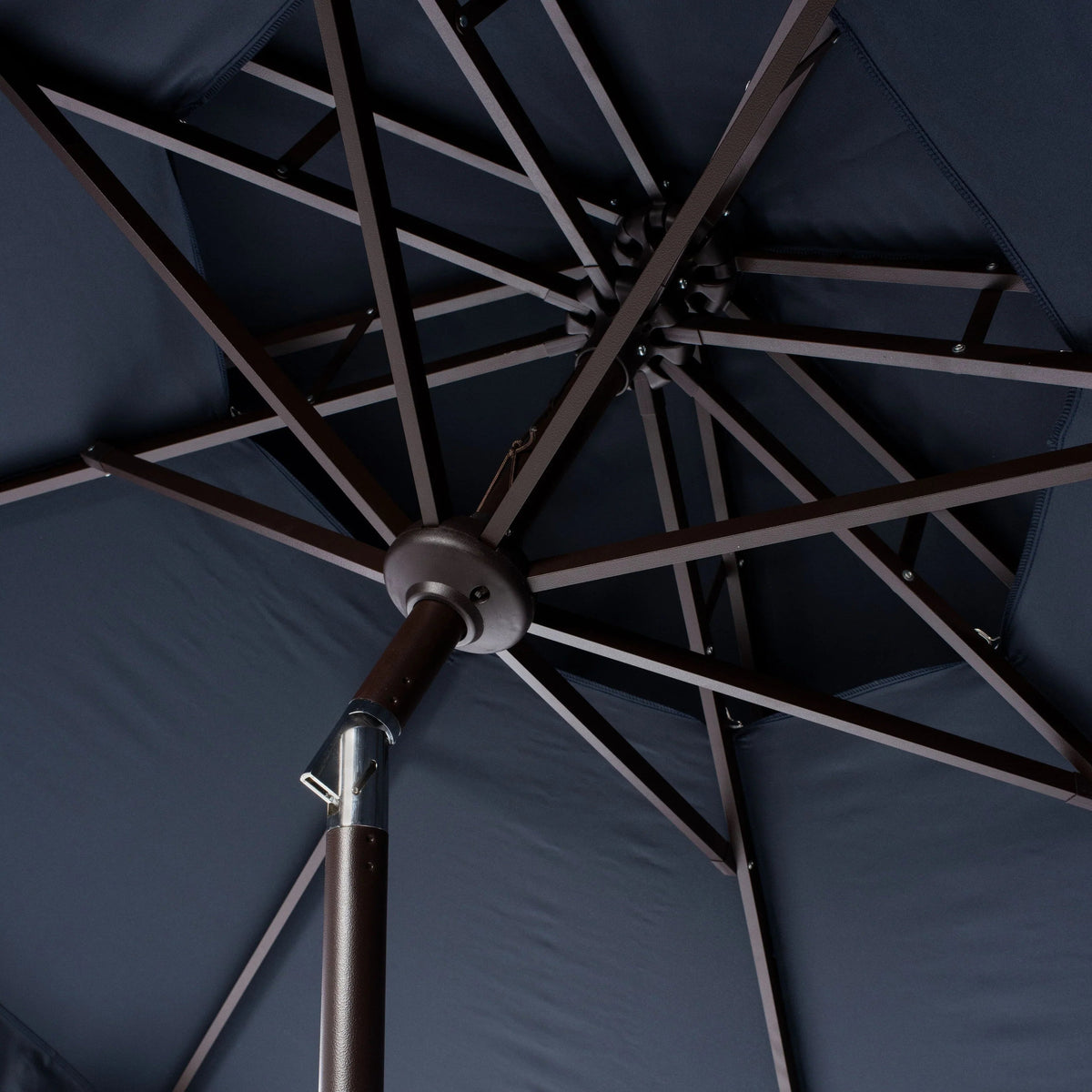 Parasol ogrodowy SAFAVIEH Kjerstin z podwójnym daszkiem, 9 stóp