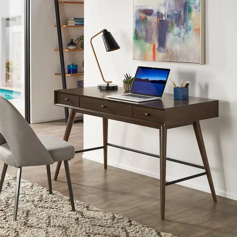 Biurko Aksel Wood z 3 szufladami marki iNSPIRE Q Modern