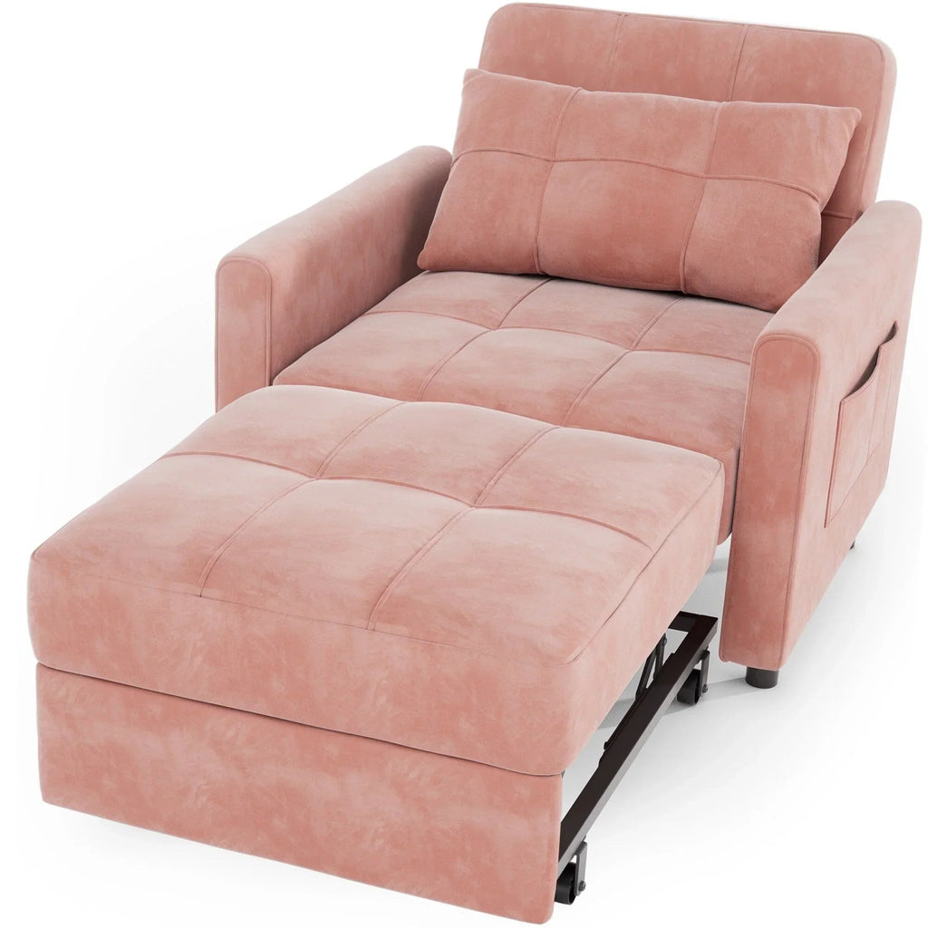 Wielofunkcyjna sofa 3 w 1 z funkcją spania, rozkładany fotel, składane łóżko do salonu