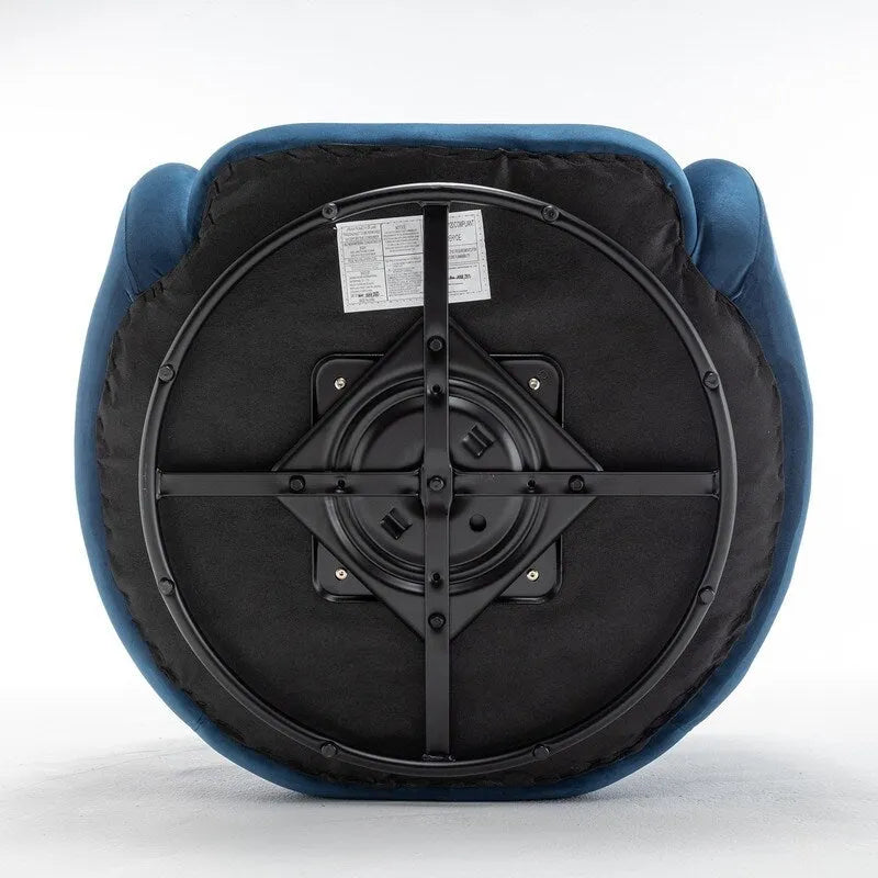 Nowoczesny obrotowy fotel typu barrel
