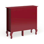 Komoda/buffet Copper Grove Rawdon z przeszklonym frontem
